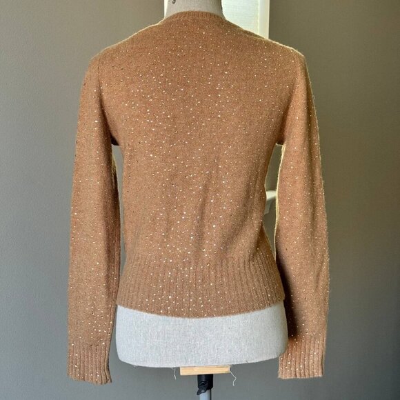 J. CREW Rhinestone Wool-Blend Trendy Color Sweater - Size Small - Picture 7 of 7